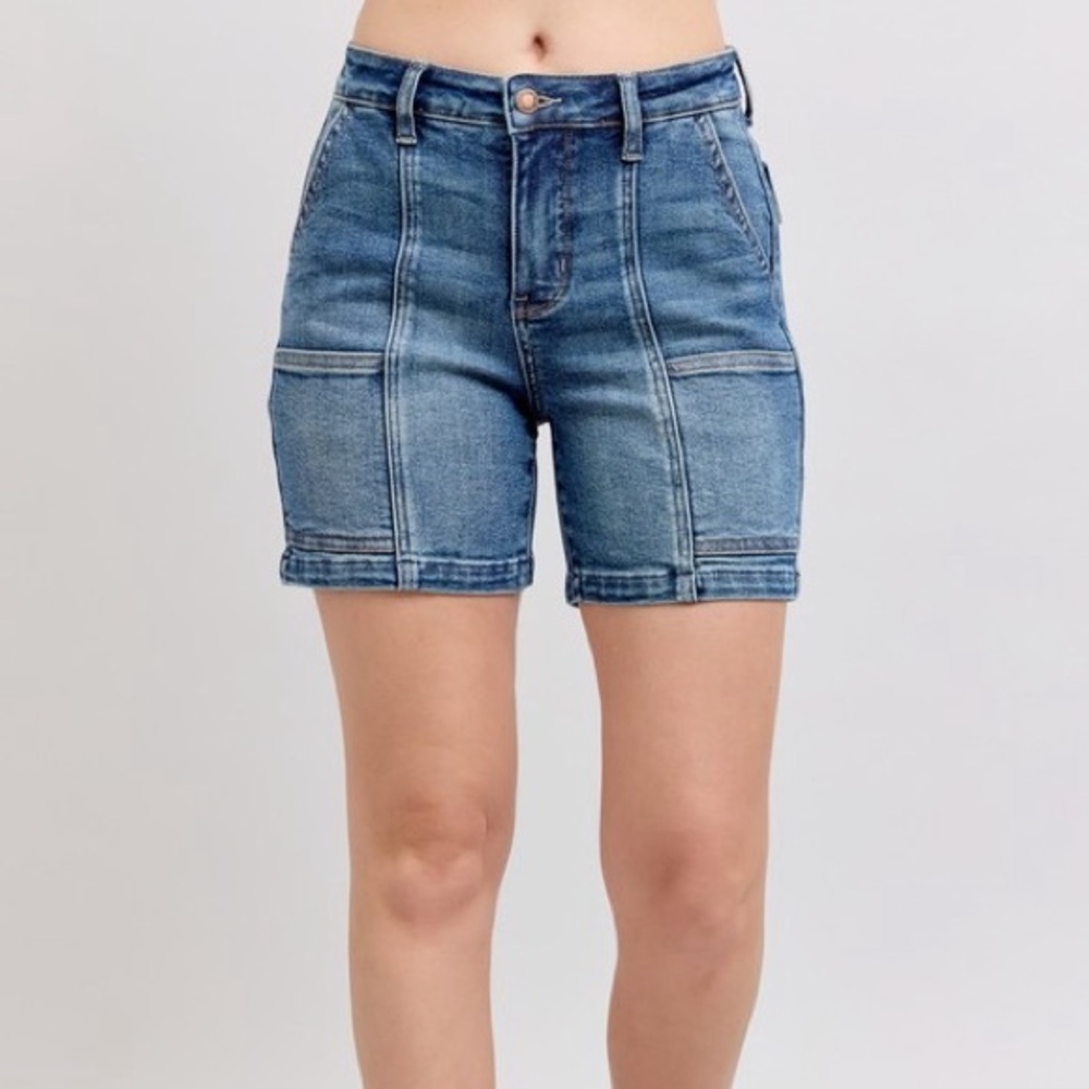 Judy Blue Full Size High Rise Denim Shorts